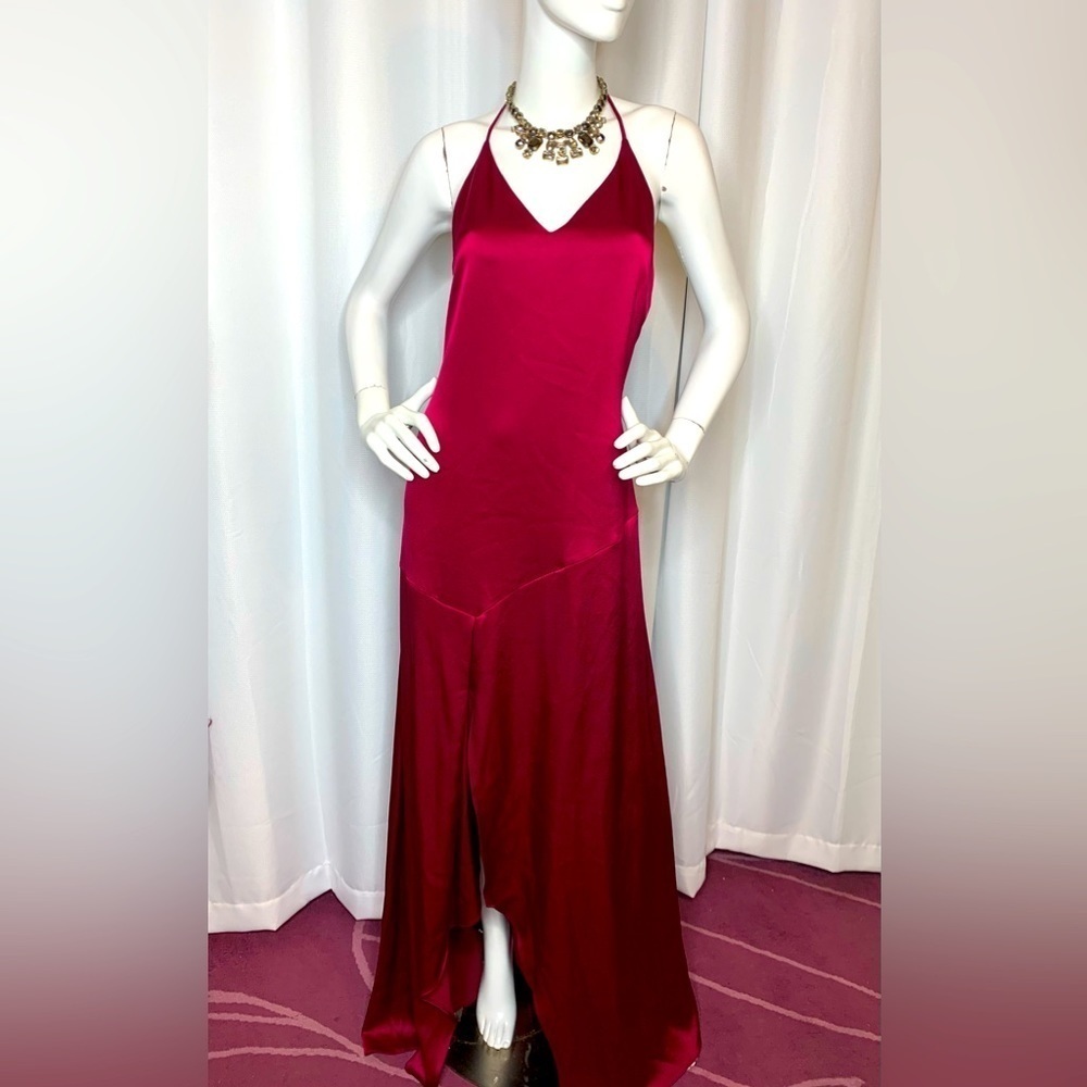 Halston Heritage Slip Dress in Mauve